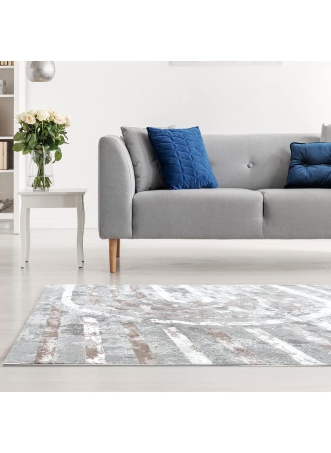 HANDPICKED FURNITURE Neutral Beige Runner Carpet Ultra Soft Area Carpets For Bed Room Living Room And Dining Room Anti-Slip Floor Carpets Easy To Clean Made In Turkey 80X150Cm  - Image 2