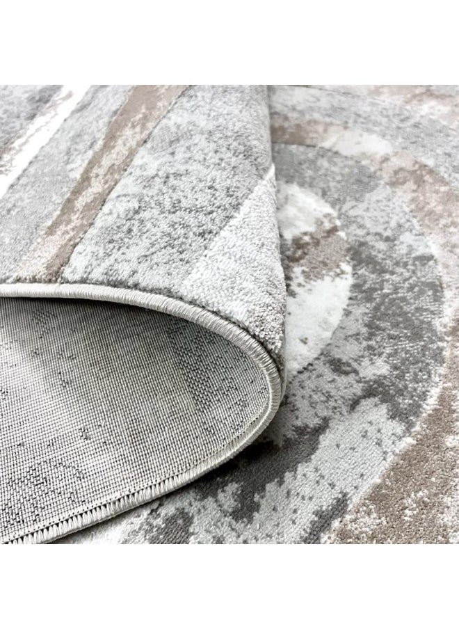 HANDPICKED FURNITURE Neutral Beige Runner Carpet Ultra Soft Area Carpets For Bed Room Living Room And Dining Room Anti-Slip Floor Carpets Easy To Clean Made In Turkey 80X150Cm  - Image 4