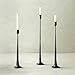 BSTGIFTS Iron Taper Candle Holder - Decorative Candle Stand - Candlestick Holder for Wedding, Dinning, Party, Set 3 - Image 2
