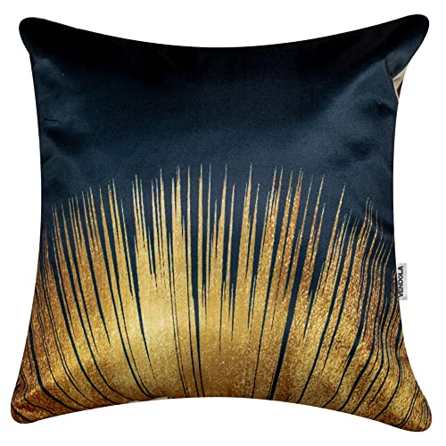 Vendola White Pollen Microfiber Satin 250TC Cushion Pillow Covers, Multicolor, Set of 5 (16X16 Inches) - Image 3