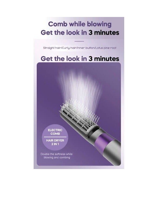 ELTRAZONE 3 in 1 Hair Blower Dryer With Brush Comb Straightener Original Set Blower Brush Hair Dryer Comb Straightener, Strong Hot and Cold Air. - Image 4