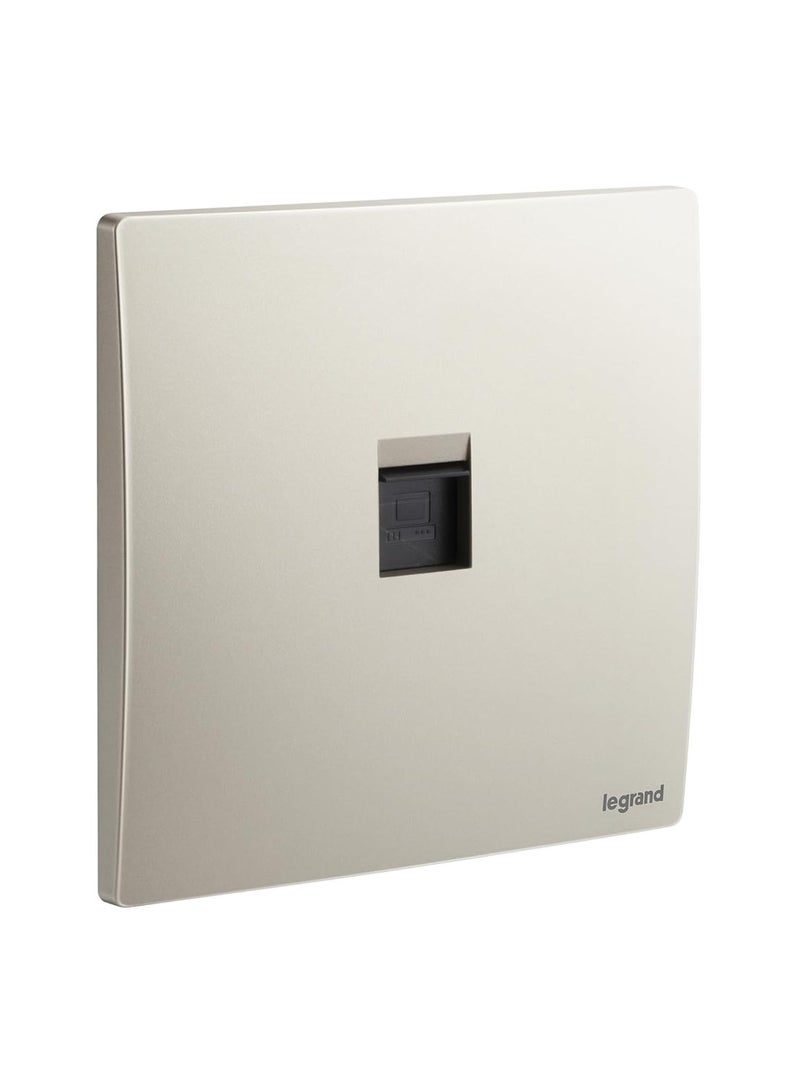 1G RJ45 UTP DATA SOCKET MALLIA SENSES CHAMPAGNE 281162CH - LEGRAND