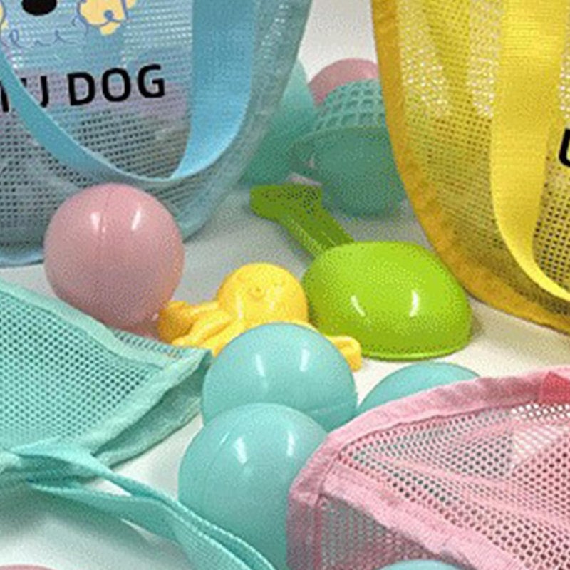 Multi-Use Sand & Shell Carrier Bag | Beach Storage Container For Kids Pool Toy & Accessories Sand Swimming Pool For Boys And Girls - Image 3
