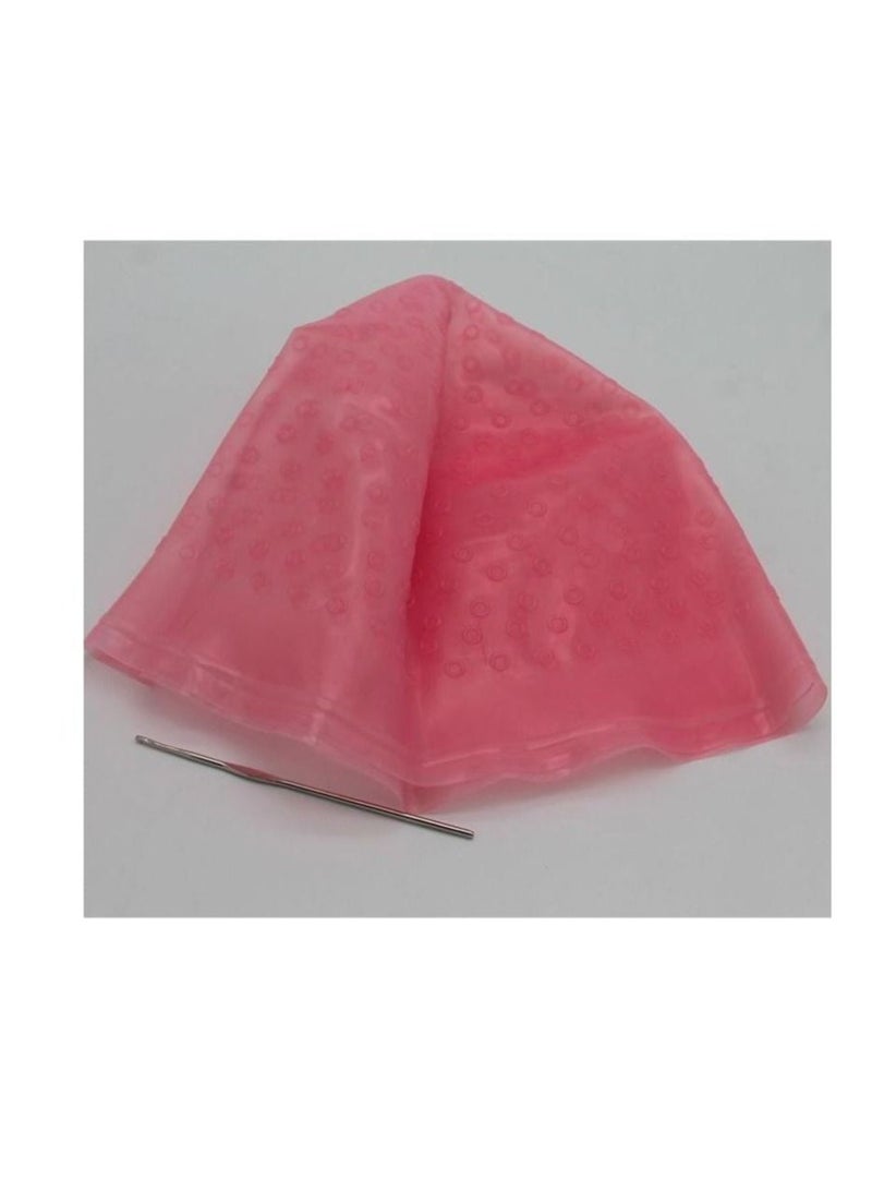 إحساس قبعة صبغ الشعر قابل لإعادة الاستخدام وردي - Image 1