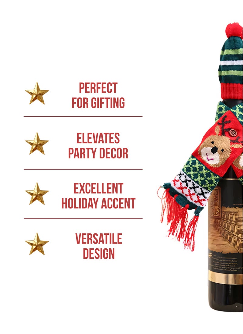 Bottle Covers – 1 Set of Christmas Bottle Decorations, 5x43cm and 4x9cm, Festive Holiday Table Decor for Parties and Gifting - pzsku/ZAA2F36F67FEB882558F1Z/45/_/1734431281/87cda492-9f9c-42d2-a4c7-411abdeb2d40