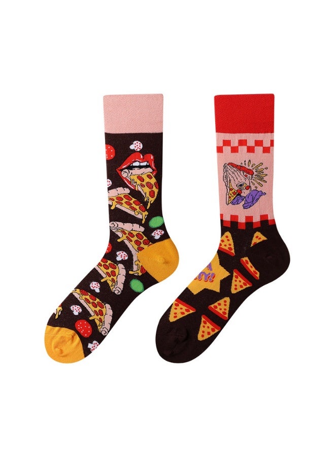 KUYING Fashion Anti Slip Breathable Sports Socks Three Piece Set 