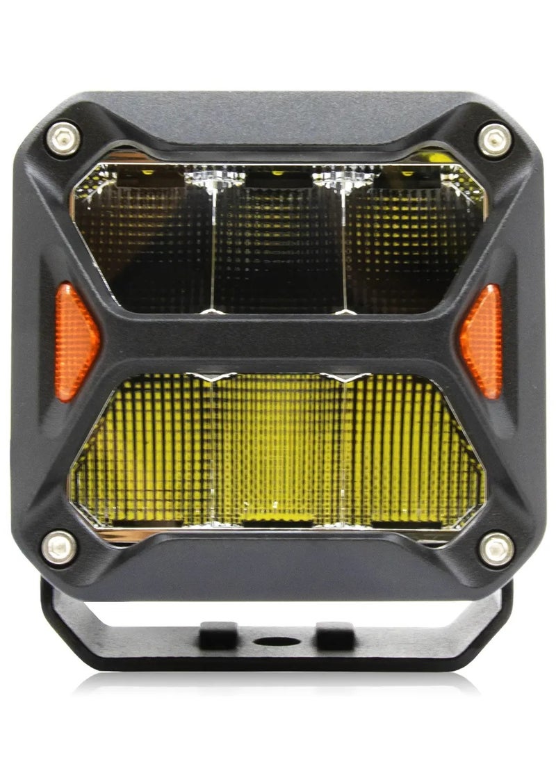 Toby's - Toby's New Launched 4" 30W LED Work Light Mini Auxiliary Headlight Driving Lamp Diffuser Effects Truck Motorcycle 2 Pieces (Driving "wide beam") - Image 1
