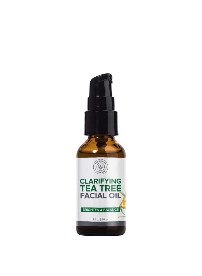 Beauty Foundry Beauty Foundry Clarifying Tea Tree Facial Oil, Targets Acne and Uneven Skin Tone, Antioxidant-Rich Beauty Oil, 1-fl oz/30ml (1 Pack)  - Image 2
