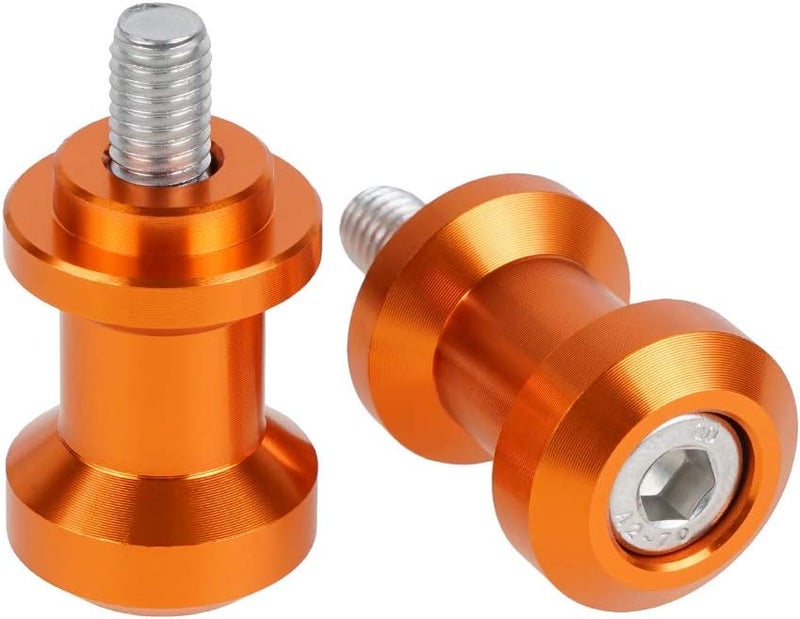 NICECNC Orange M10 XP1.5 SwingArm Spool Bolts Slider Compatible with KTM 690 SMC R/Enduro R 2019-2023,790 890 Duke/Adventure R 2018-2023,250/390 Duke 2018-2021 - Image 4