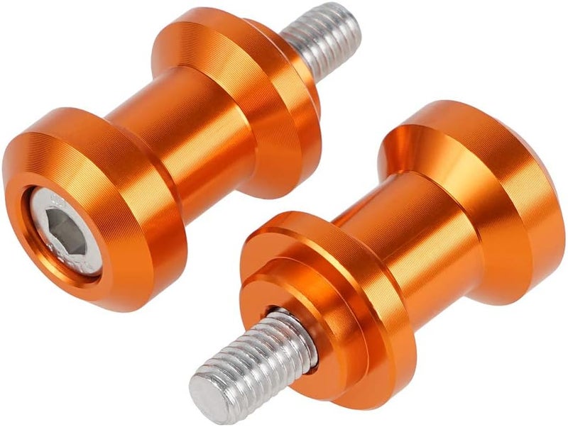 NICECNC Orange M10 XP1.5 SwingArm Spool Bolts Slider Compatible with KTM 690 SMC R/Enduro R 2019-2023,790 890 Duke/Adventure R 2018-2023,250/390 Duke 2018-2021 - Image 3