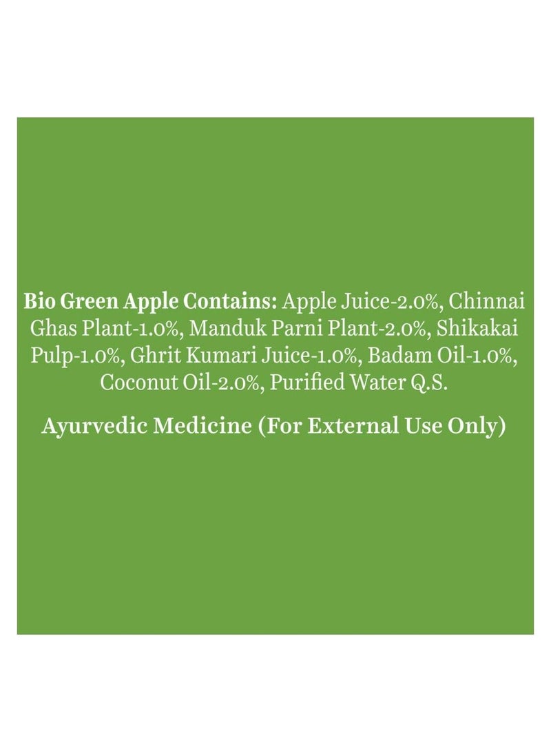 بيوتيك Biotique Green Apple Shine Gloss Shampoo Conditioner 340 مل - Image 3