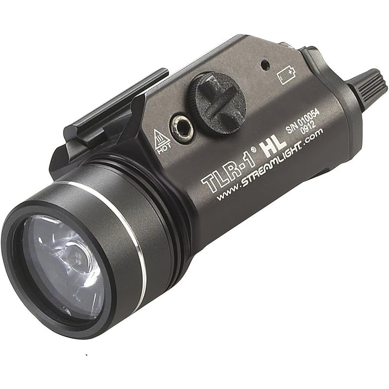 Streamlight 69260 TLR-1 HL 1000-Lumen 20000 Candela Rail-Mounted Tactical Weapon Light with Specific Compatibility Rail Locating Keys, Black - Image 2