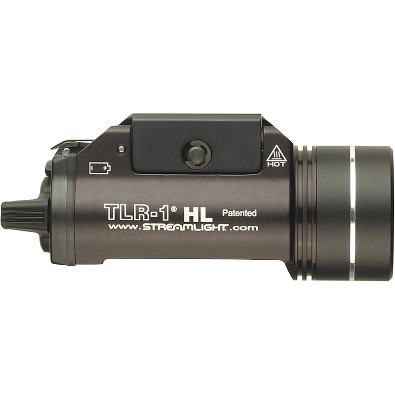 Streamlight 69260 TLR-1 HL 1000-Lumen 20000 Candela Rail-Mounted Tactical Weapon Light with Specific Compatibility Rail Locating Keys, Black - Image 4
