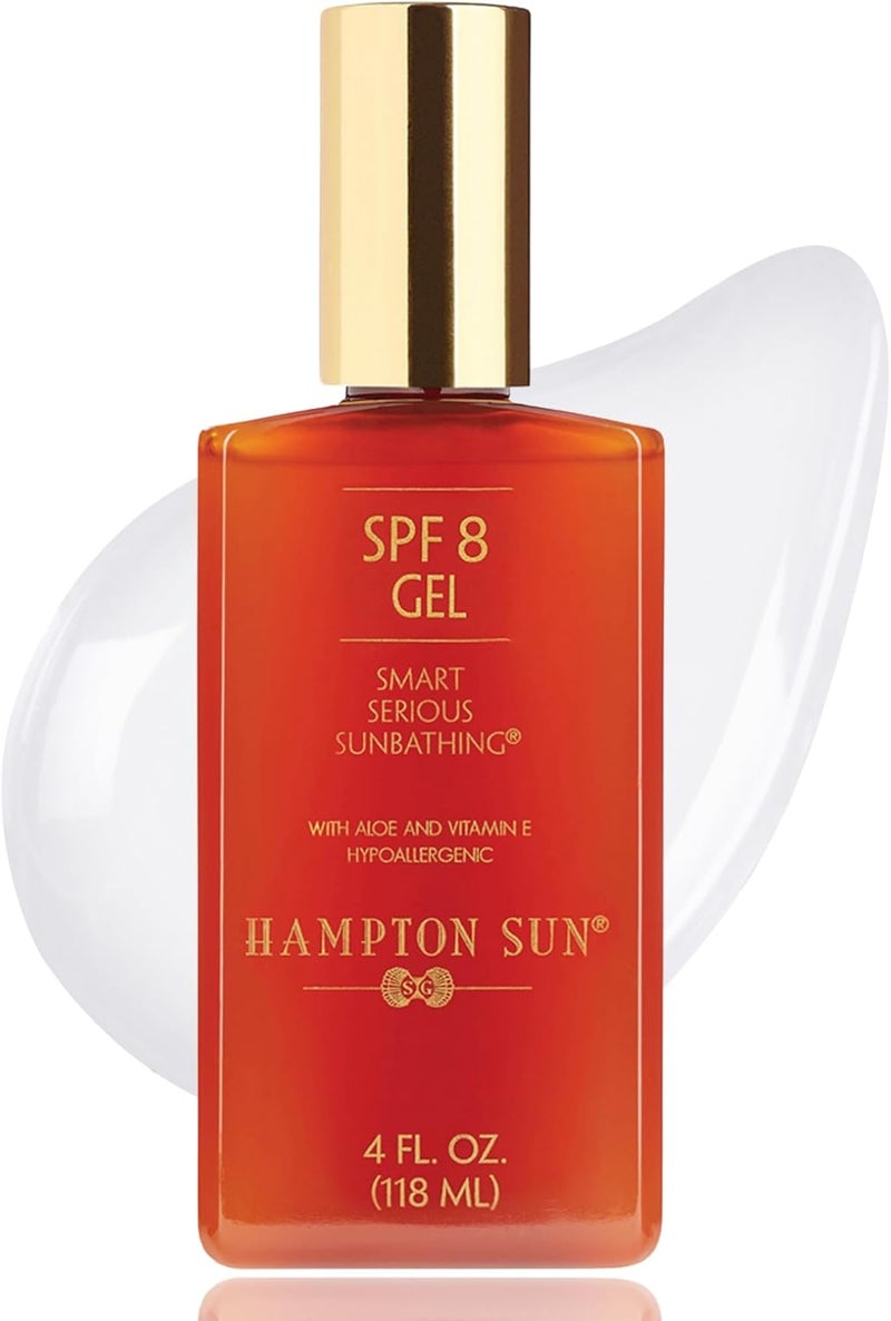 Hampton Sun SPF 8 Gel with Aloe Vera and Vitamin E - 4.0 oz - Image 1
