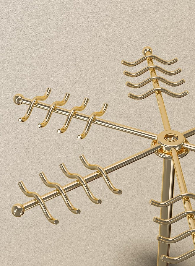 Pengup Necklace Holder Organizer,Jewelry Chains Display Stand for Vendors Selling,Jewelry Tree for Girls (Gold) - Image 5