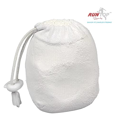 RUNTOP 2.4OZ Refillable Magnesium Carbonate Powder Gym Chalk Ball Bag Sock for Weightlifting Cross Fitness Training Gymnastics Rock Climbing Deadlifting Workout Bouldering Billiards Pole Dancing - Image 4