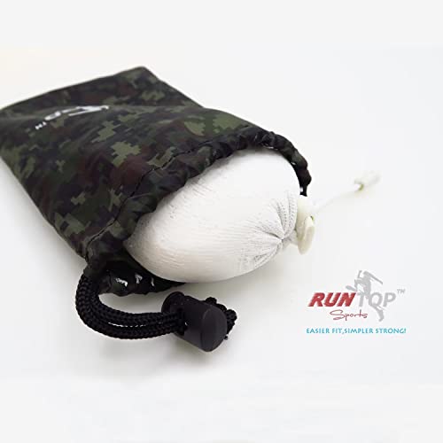 RUNTOP 2.4OZ Refillable Magnesium Carbonate Powder Gym Chalk Ball Bag Sock for Weightlifting Cross Fitness Training Gymnastics Rock Climbing Deadlifting Workout Bouldering Billiards Pole Dancing - Image 5