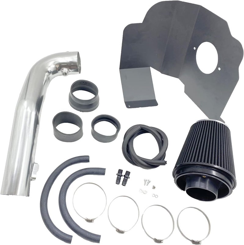 MOOSUN Cold Air Intake Kit for 2014-2020 Chevy GMC Cadillac 5.3L/6.2L V8 (Silver & Black) - Image 3