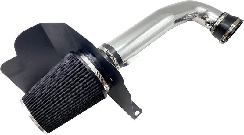 MOOSUN Cold Air Intake Kit for 2014-2020 Chevy GMC Cadillac 5.3L/6.2L V8 (Silver & Black) - Image 1