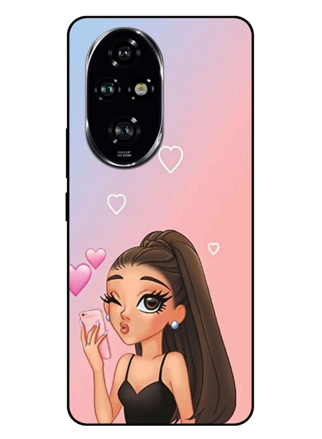 EYE CATCH Printed Protective Case Cover For Honor 200 Pro -  Girl Making Heart - Image 1