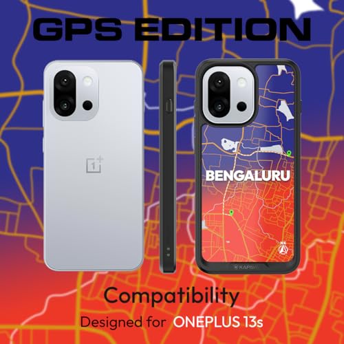 KAPAVER Back Cover Case Compatible with (Bengaluru-Black, OnePlus 13s) - Image 2