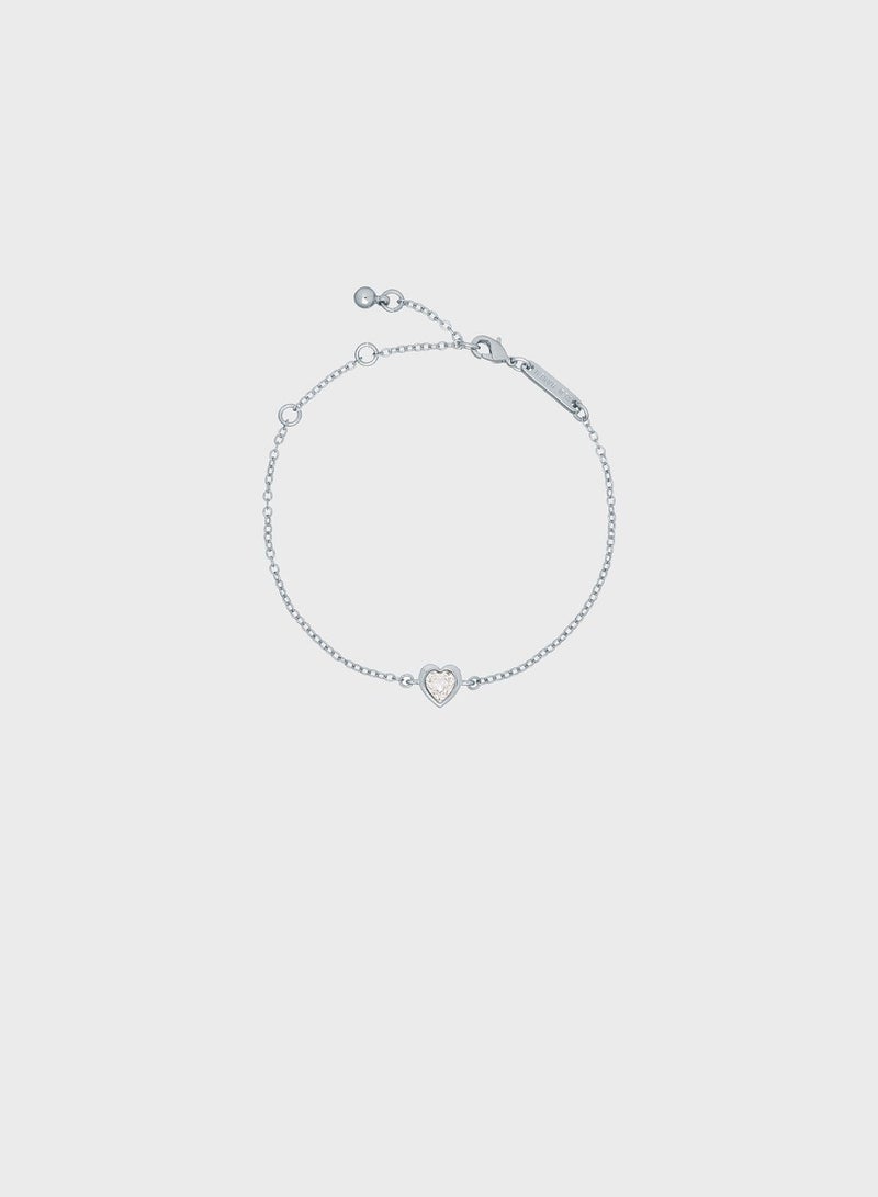 Ted Baker Hansa Crystal Heart Bracelet - Image 1
