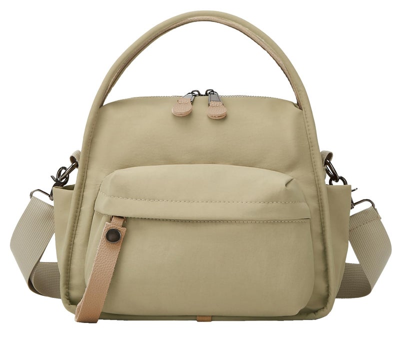 Bagkeak Casual Nylon Front Pocket Handbag Lightweight Large Capacity Cross Body Bag Outdoor Shoulder Bags for Women 2026 - Image 1
