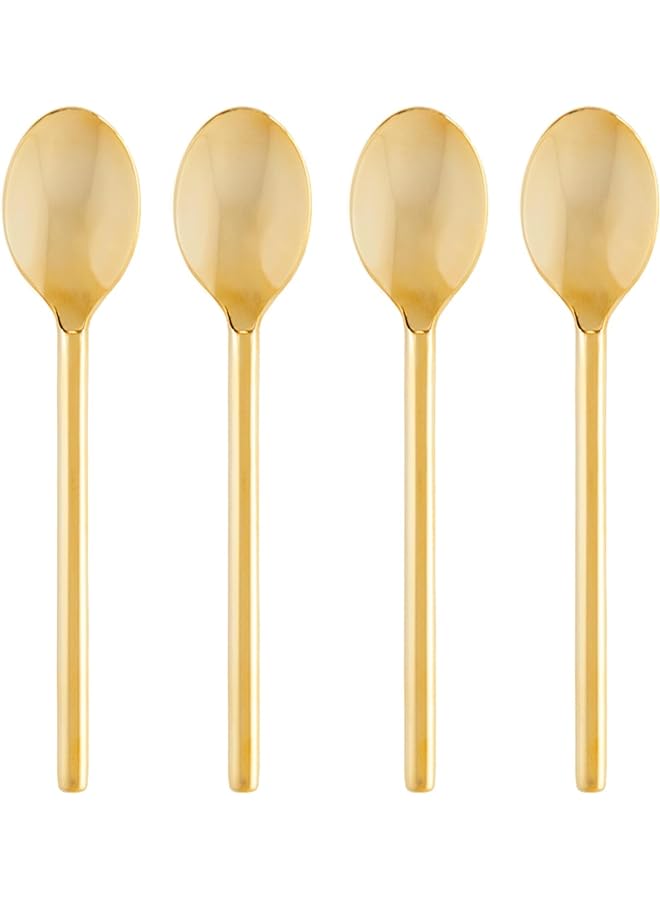 كريستينا ري طقم ملاعق مودرن 4 قطع ذهبي - Image 1