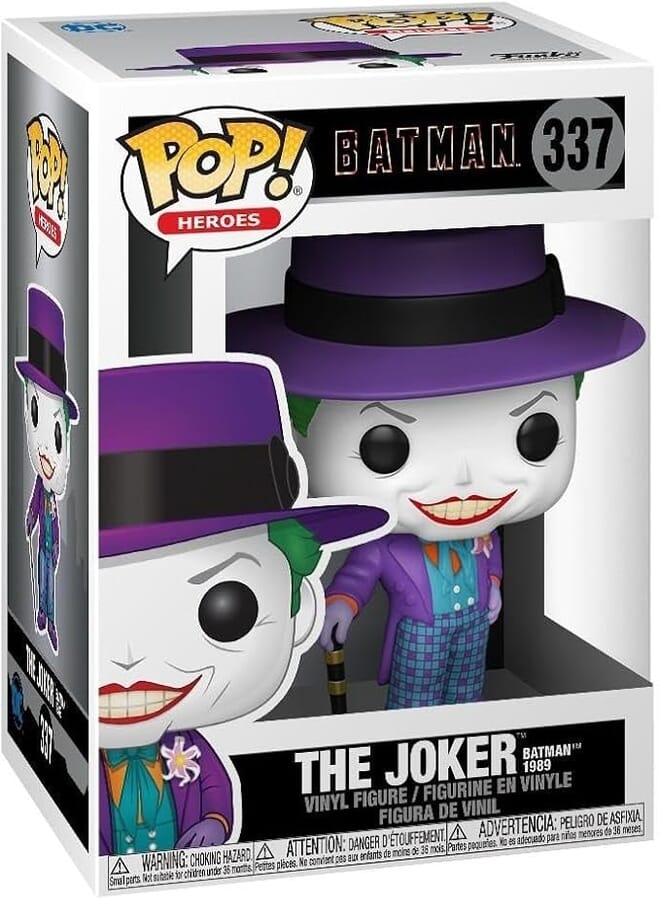 Funko Pop! Super Heroes : DC Batman 1989 - Joker (With Hat)