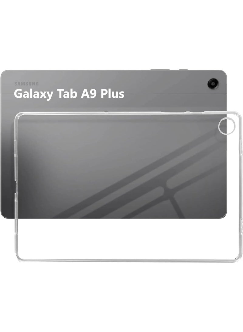 Muzz حافظة شفافة لجهاز سامسونج جالاكسي تاب A9 بلس 11 بوصة 2023، رفيعة للغاية، مقاومة للخدوش، مضادة للصدمات - Image 3