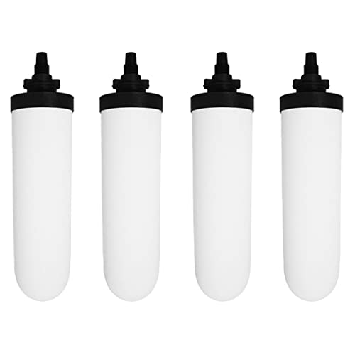RAMA Spirit 7-Inch Ceramic Water Filter Candle | Activated Carbon Purifier | 3-Stage Filtration System | Removes 99.99% Bacteria | Pack of 4 - Image 1