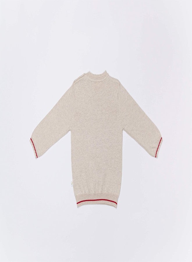 Hamleys H By Hamleys Baby-Girl's Casual Cotton Sweater (BGHAAB40_Cream_3-6M) - Image 2