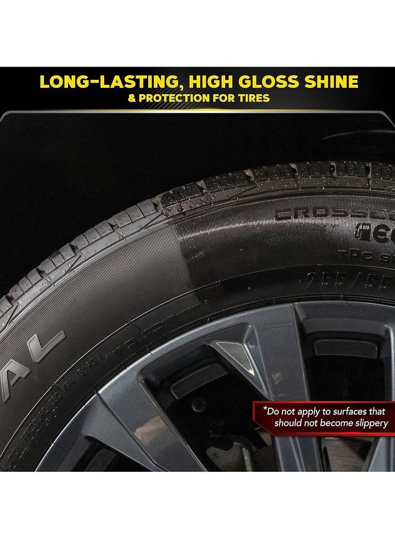 500 مل ملمع إطارات السيارات والدراجات والشاحنات، ملمع إطارات نظيف ومتألق من جاودا - Image 2