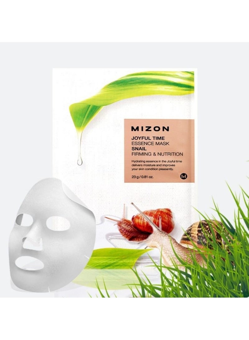 ميزون قناع ميزون جويفول تايم إسنس بخلاصة الحلزون لشد البشرة وتغذيتها، وحدة واحدة - Image 2