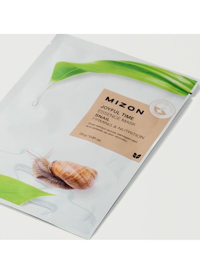 ميزون قناع ميزون جويفول تايم إسنس بخلاصة الحلزون لشد البشرة وتغذيتها، وحدة واحدة - Image 3