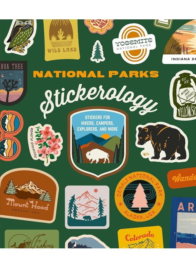 National Parks Stickerology: Stickers for Hikers, Campers, Explorers, and More: Stickers for Journals, Water Bottles, Laptops, Planners, and Smartphones  - Image 1