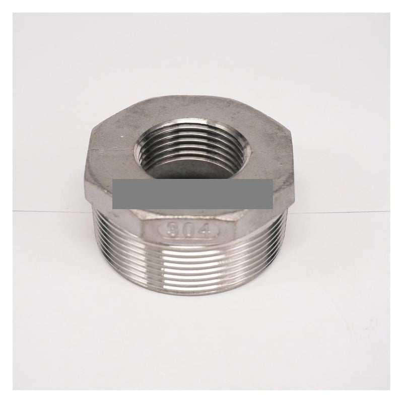 304 Stainless Steel 1 1 2 Inch Male To 1 2 Inch Female Thread Reducing Bush Fitting - Image 2