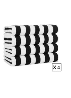 SIGNOOLA Signoola 4 Kids Bath towels 50 x 100 cm Black Stripes, 100% cotton.  - Image 1