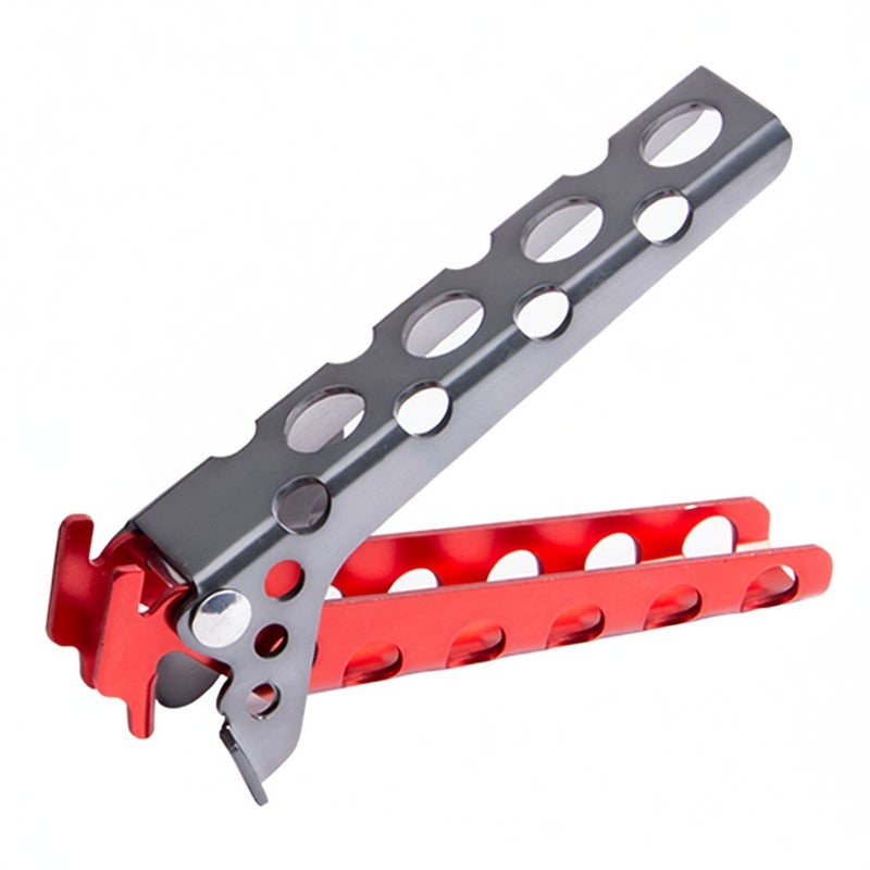 Aluminum Pot Clamp Pan Handler Pot Lifter Cooking Gripper Camping Cookware Dish Holder - Image 1