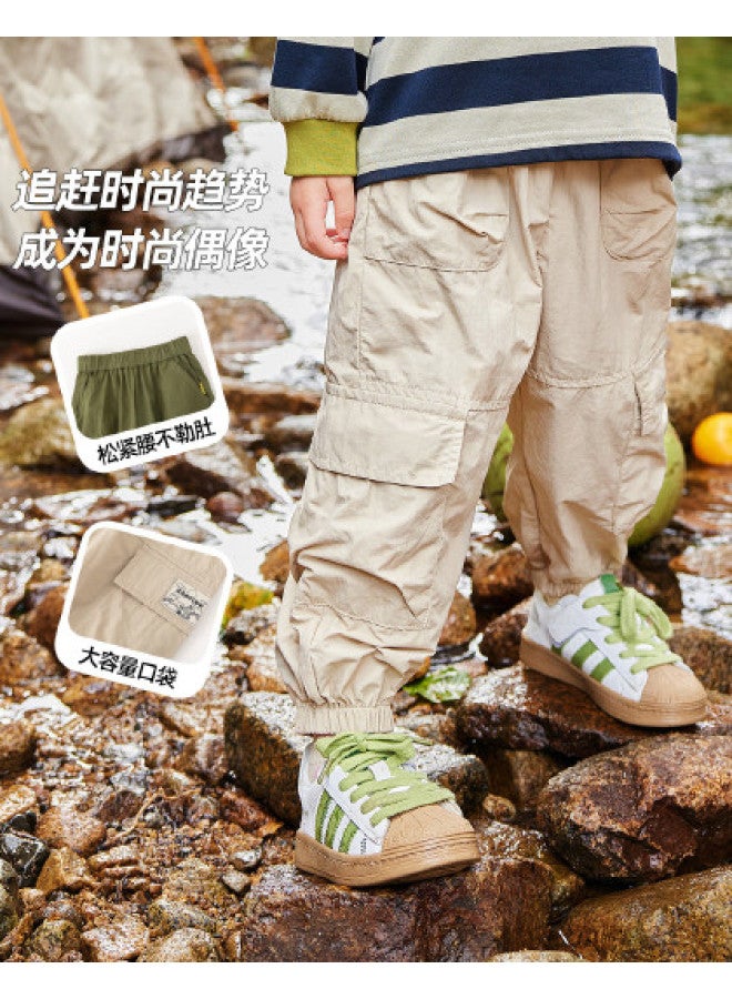 Doodle Home kids Cargo Pants - Summer Outdoor Boys' Running Pants & Lightweight Girls' Mosquito-repellent Trousers - Image 1