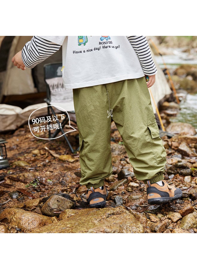 Doodle Home kids Cargo Pants - Summer Outdoor Boys' Running Pants & Lightweight Girls' Mosquito-repellent Trousers - Image 3