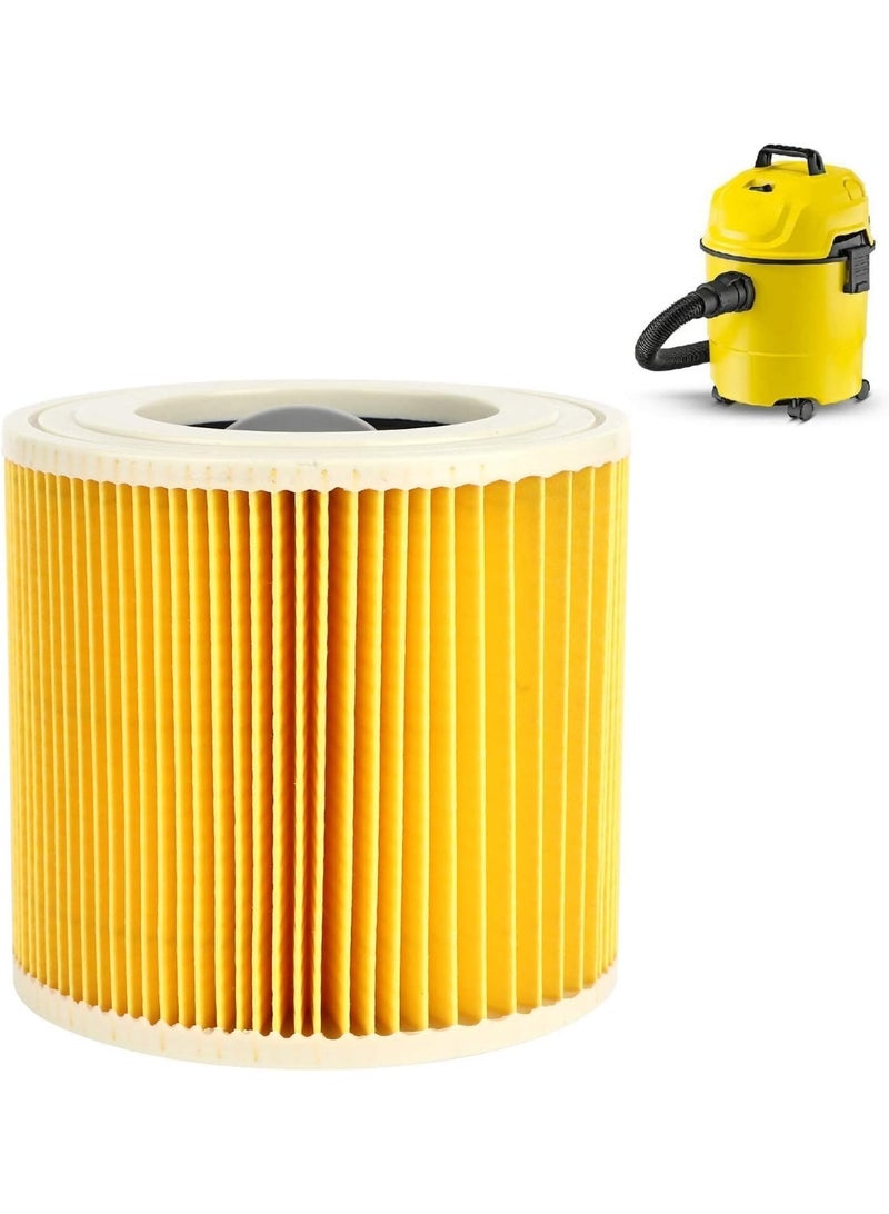 Purfex 1-Pack Cartridge Filter Compatible with Kärcher WD2 WD3P Wet & Dry Vacuum Cleaners | Replacement Filter Compatible with WD2, WD3, MV2, MV3, SE 4001, SE 4002 Models - Image 1