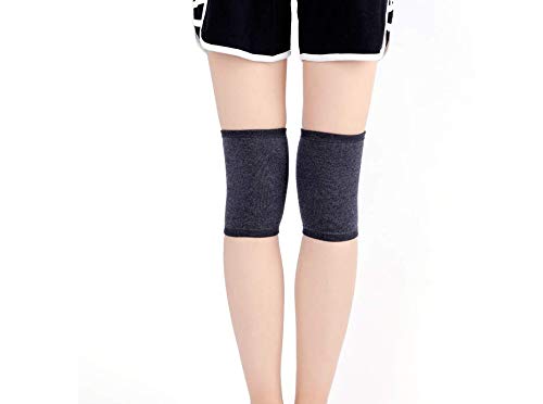 Iywish Unisex Winter Knee Warmer Knee Brace Sleeve Leg Warmer Knee Brace Pads Warm Thermal Knee Compression Sleeve Wool Cycling Ski Running Knee Brace Pad Thicken Knee Pads Sleeve Leggings Knee Warm Wrap - Image 2