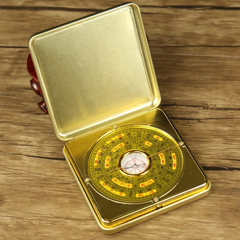 Alloy Feng Shui Compass with Lid - Image 4