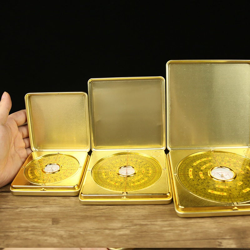 Alloy Feng Shui Compass with Lid - Image 3