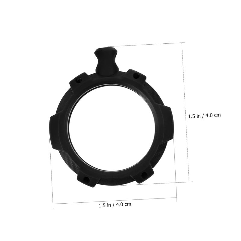 2 Pack Black Carbon Fiber Protective Case Scratch Resistant TPU Cover 4X4X1CM - Image 5