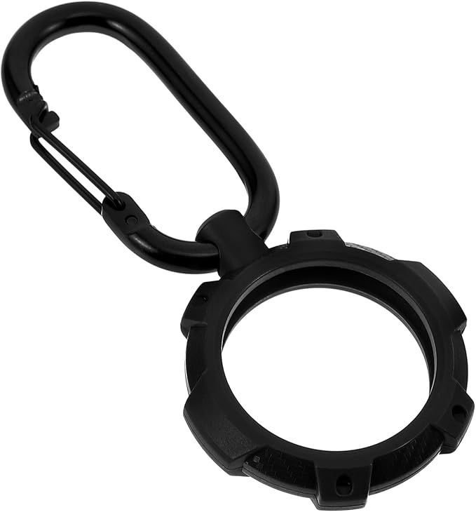 2 Pack Black Carbon Fiber Protective Case Scratch Resistant TPU Cover 4X4X1CM - Image 1