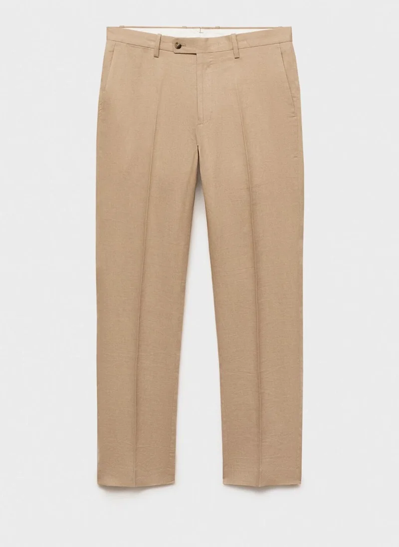 Mango Man Casual Slim-Fit Pants