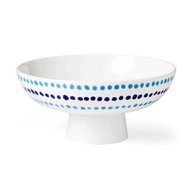 Kate Spade New York Floral Way Footed Bowl 234 WHITE MULTI
