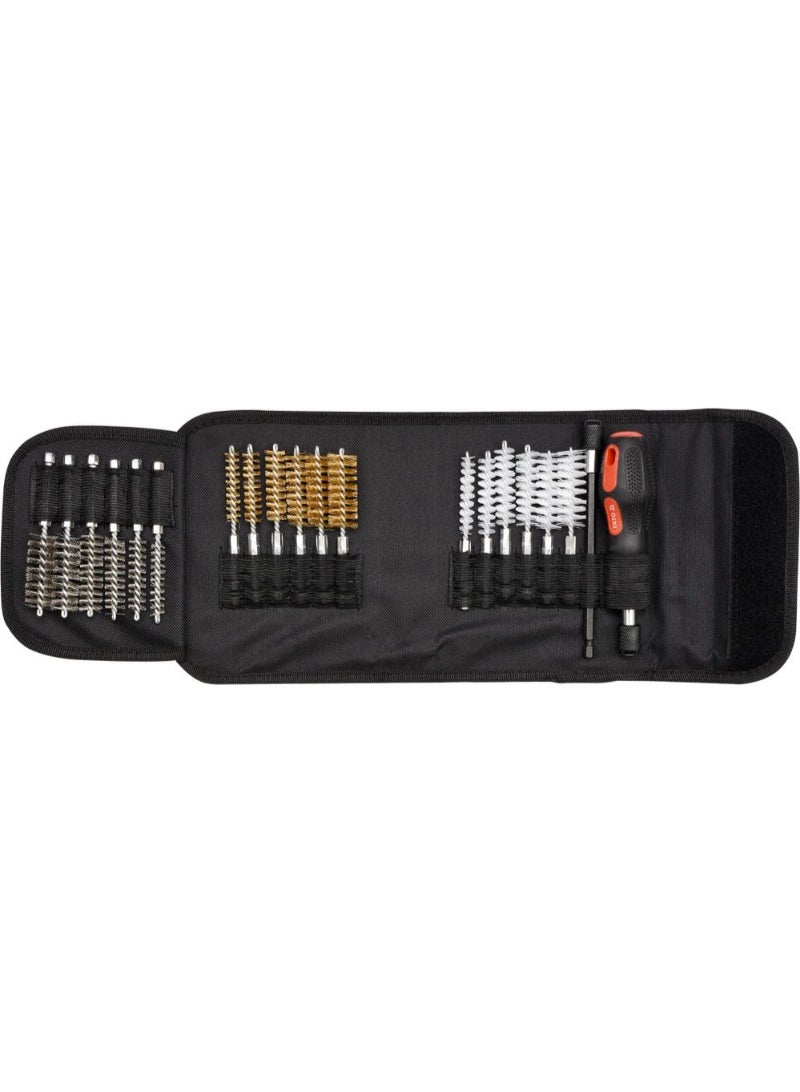 YATO Wire Brush Set 20pcs YT-08195
